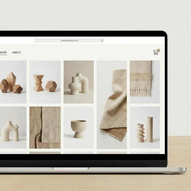 Ceramic objects on a table